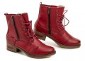 Mustang 1229-513-5 červená dámská nadměrná zimní obuv | ARNO.cz - obuv s tradicí