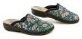 Medi Line 314 zeleno růžové dámské zdravotní pantofle | ARNO.cz - obuv s tradicí