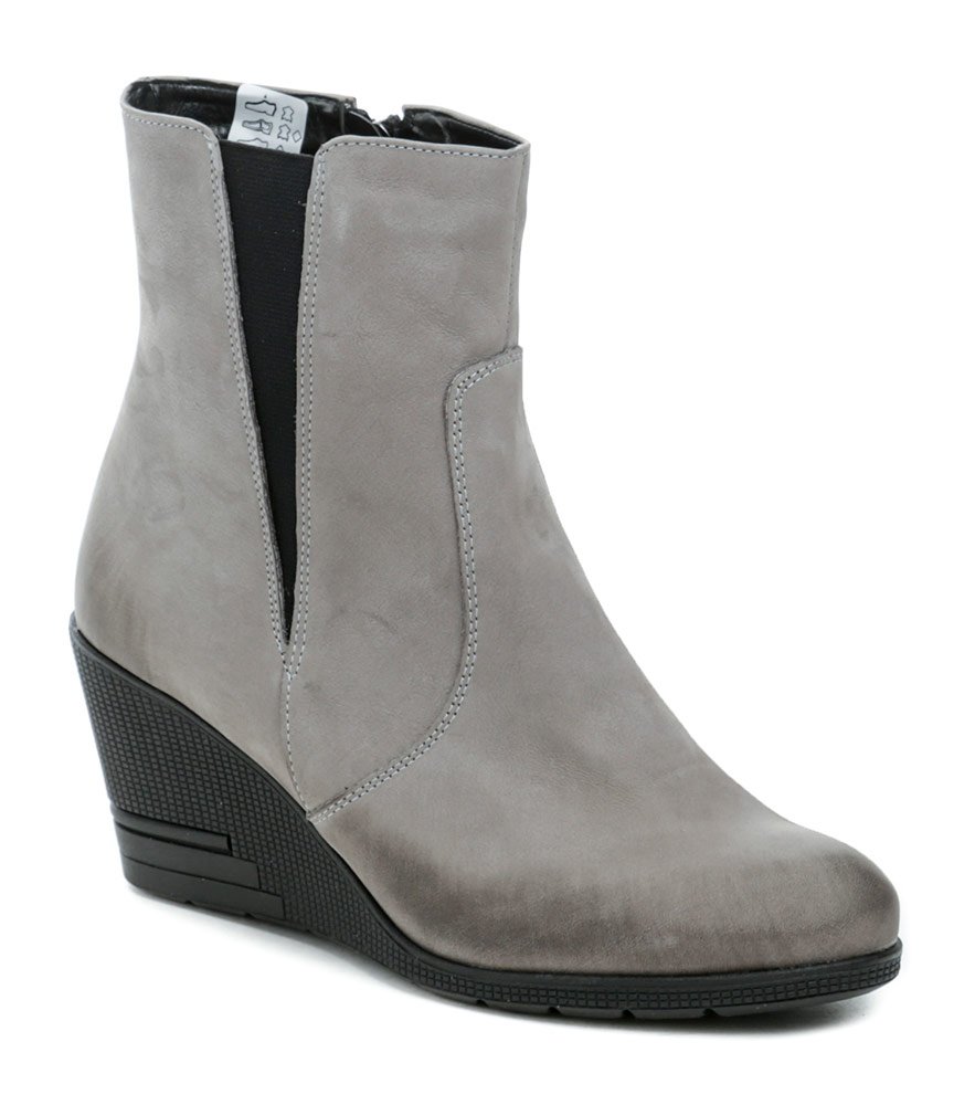 Mintaka 2655032 šedé dámské zimní boty na klínku EUR 36