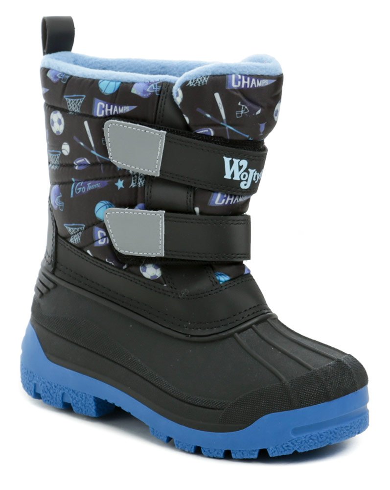 Wojtylko 4Z24103G černo modré dětské zimní boty EUR 33
