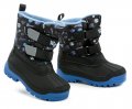Wojtylko 4Z24103G černo modré dětské zimní boty | ARNO.cz - obuv s tradicí