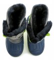 Befado 160x015 modro šedé dětské sněhule | ARNO.cz - obuv s tradicí