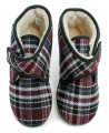 Rogallo 4372-015 káro dámské zimní papuče | ARNO.cz - obuv s tradicí
