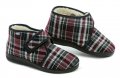 Rogallo 4372-015 káro dámské zimní papuče | ARNO.cz - obuv s tradicí