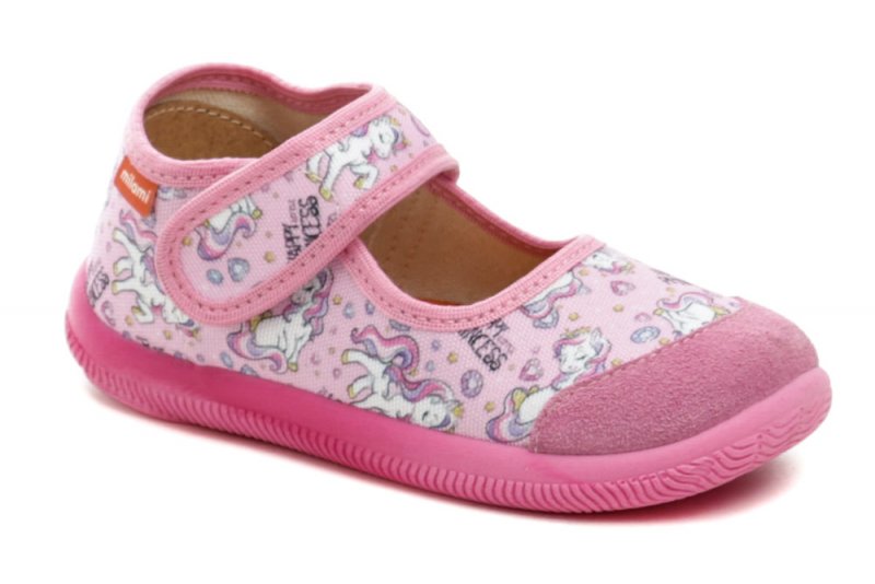 Milami 227 růžové dívčí bačkůrky | ARNO.cz - obuv s tradicí