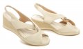 Piccadilly 408221-5 béžové dámské sandály na klínku | ARNO.cz - obuv s tradicí