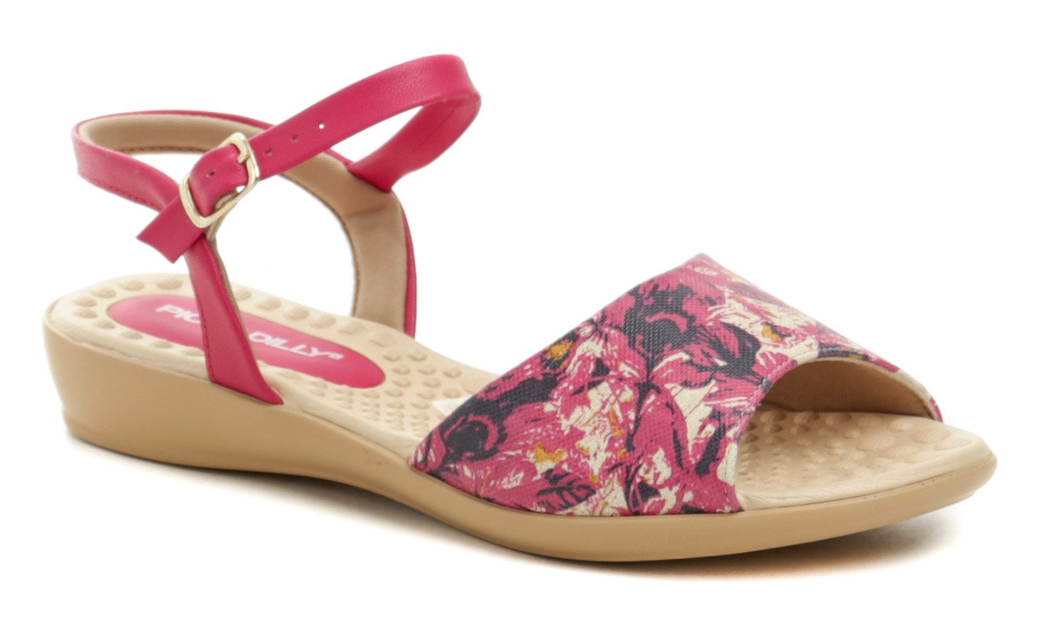 Piccadilly 500344-15 růžové květové dámské sandály EUR 37