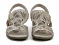 Wild 0797389824A2 šedé dámské sandály na klínku | ARNO.cz - obuv s tradicí