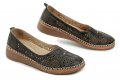 Urban Ladies 321-24  černé dámské nadměrné mokasíny | ARNO.cz - obuv s tradicí