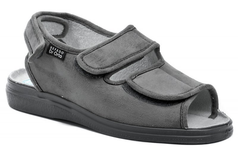 Dr. Orto 676M006A šedé pánské zdravotní sandály | ARNO.cz - obuv s tradicí