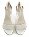 Tamaris 1-28295-42 bílé třpytivé dámské sandály | ARNO.cz - obuv s tradicí