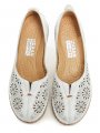 Urban Ladies 322-24 bílé dámské nadměrné mokasíny | ARNO.cz - obuv s tradicí