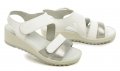 IMAC I3470e01 bílo stříbrné dámské sandály na klínku | ARNO.cz - obuv s tradicí