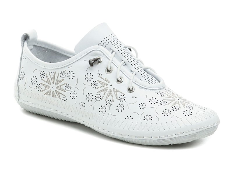 Urban Ladies 24253-5 bílé dámské polobotky | ARNO.cz - obuv s tradicí