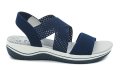 Jana 8-28768-42 navy dámské sandály šíře H | ARNO.cz - obuv s tradicí