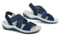 Jana 8-28768-42 navy dámské sandály šíře H | ARNO.cz - obuv s tradicí