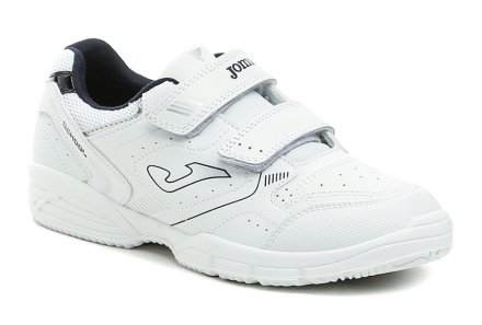 Dětská celoroční sportovní obuv se zalepováním na suchý zip, vyrobená z kombinace pravé přírodní kůže a syntetického i textilního materiálu.