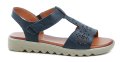Jana 8-28262-44 navy dámské sandály šíře H | ARNO.cz - obuv s tradicí