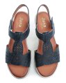 Jana 8-28262-44 navy dámské sandály šíře H | ARNO.cz - obuv s tradicí