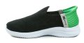 Wojtylko 5A25387C černo zelené chlapecké Slip-in polobotky | ARNO.cz - obuv s tradicí