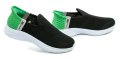 Wojtylko 5A25387C černo zelené chlapecké Slip-in polobotky | ARNO.cz - obuv s tradicí