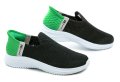 Wojtylko 5A25387C černo zelené chlapecké Slip-in polobotky | ARNO.cz - obuv s tradicí