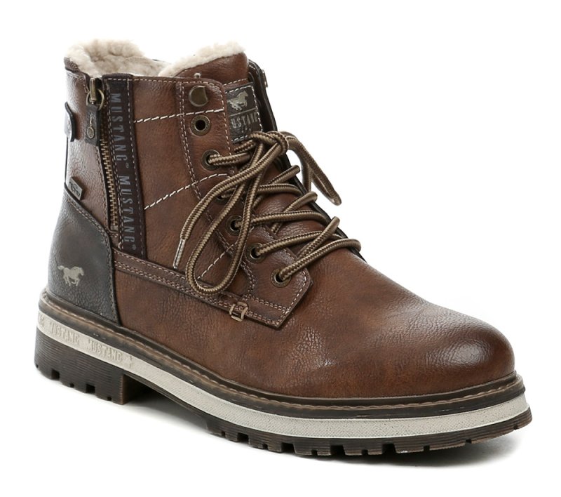 Mustang 15M009100200 hnědé pánské nadměrné zimní boty | ARNO.cz - obuv s tradicí