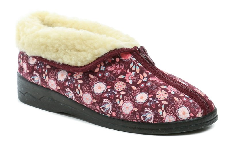 Rogallo 29841 květové dámské zimní papuče | ARNO.cz - obuv s tradicí