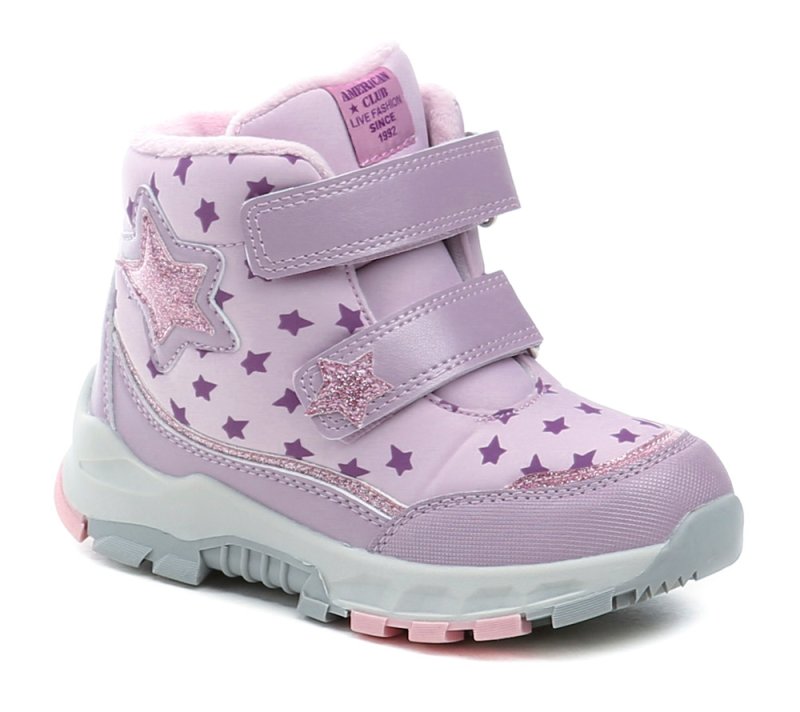 American Club ES200 růžové dívčí zimní boty | ARNO.cz - obuv s tradicí