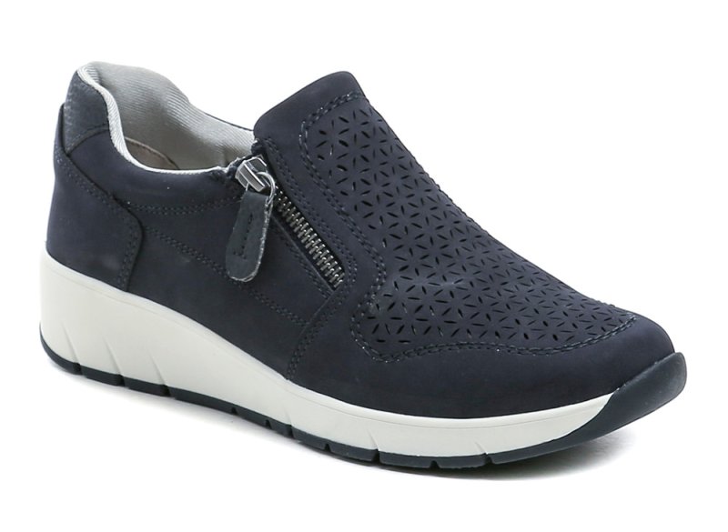 Jana 8-24765-46 navy dámské polobotky | ARNO.cz - obuv s tradicí