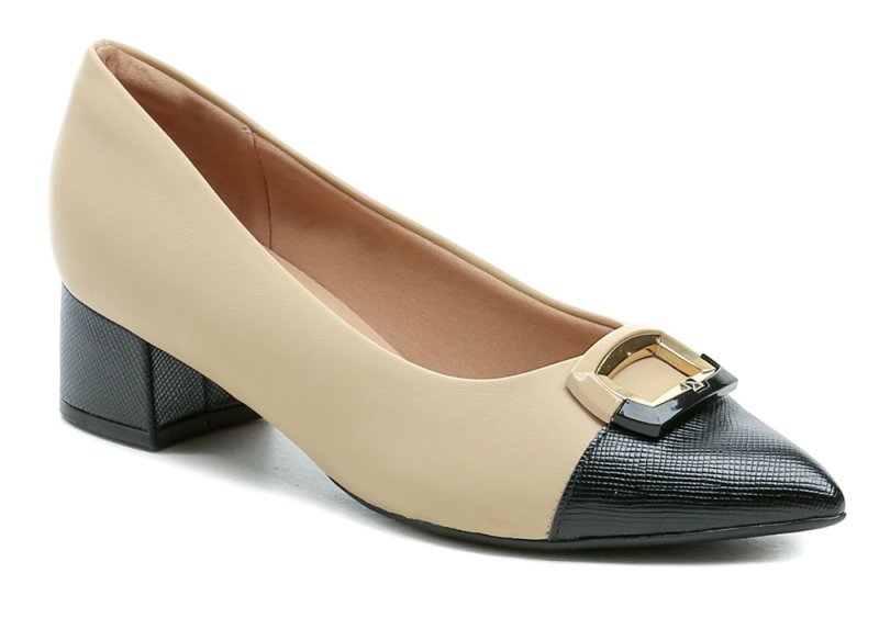 Piccadilly 739095-2 béžovo černé dámské lodičky | ARNO.cz - obuv s tradicí