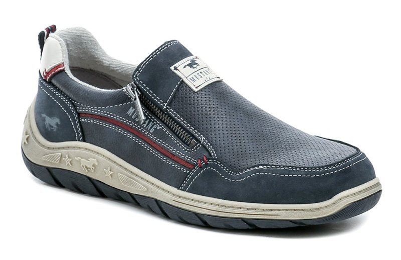 Mustang 15M18100500 modré pánské polobotky | ARNO.cz - obuv s tradicí