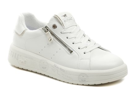 Dámská celoroční vycházková obuv se šněrováním i na zip, vyrobená z kombinace syntetického a textilního materiálu.