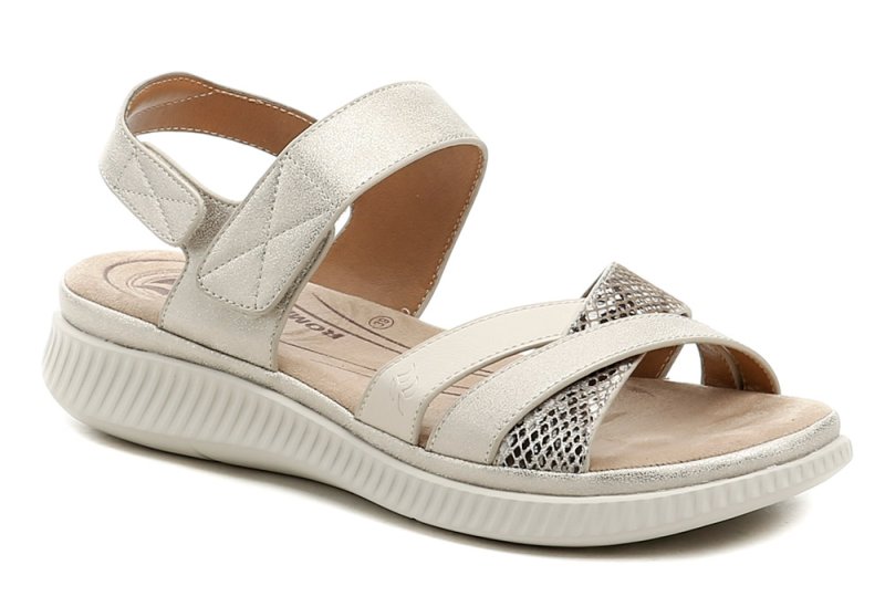 Romika 74R00920230 zlaté dámské sandály | ARNO.cz - obuv s tradicí