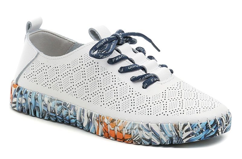 Scandi 220-0261-D1 bílé dámské polobotky | ARNO.cz - obuv s tradicí