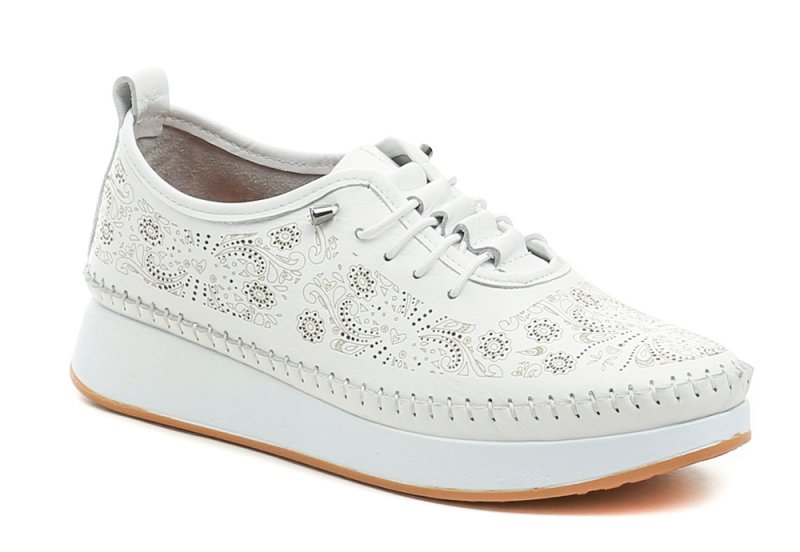 Wild 156-26039-B1 bílé dámské polobotky | ARNO.cz - obuv s tradicí