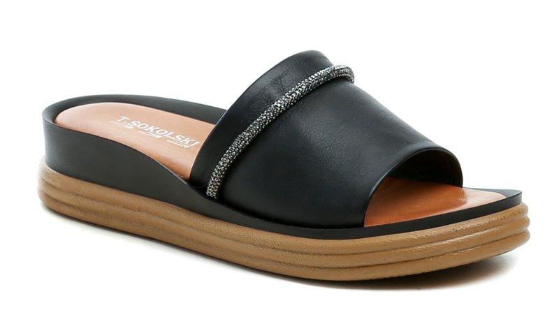 T.Sokolski L26-184 černé dámské nazouváky | ARNO.cz - obuv s tradicí