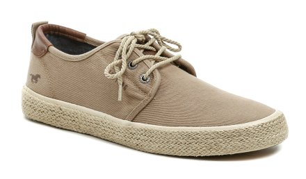 Pánská celoroční vycházková obuv na šněrování. Obuv je vyrobená z textilního materiálu v kombinaci se syntetickým materiálem.