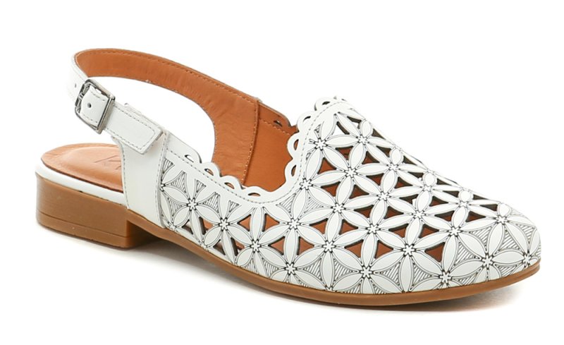 Klop 182759 bílá letní dámská obuv | ARNO.cz - obuv s tradicí