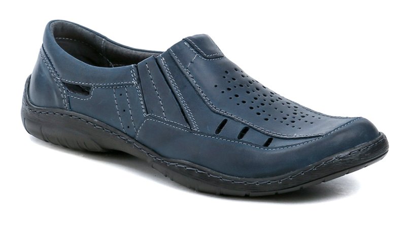 Mateos 492B navy pánské nadměrné polobotky | ARNO.cz - obuv s tradicí