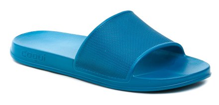 Letní rekreační nazouvací plážová obuv, vyrobená ze syntetického materiálu.