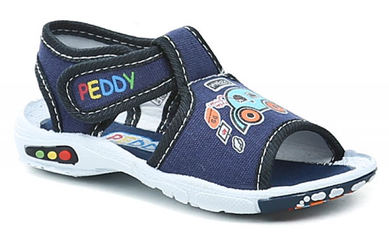 Peddy PS-601-27-07 modré dětské sandálky | ARNO.cz - obuv s tradicí