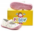 Peddy PU-618-33-03 bílé dívčí baleríny | ARNO.cz - obuv s tradicí