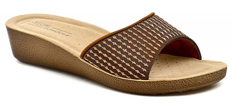 Asylum AU-211-34-05 hnědé dámské nazouváky | ARNO.cz - obuv s tradicí