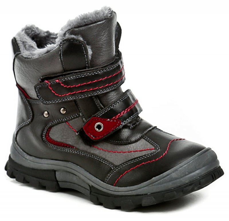 Magnus 46-0533-A1 šedo černé dětské zimní boty | ARNO.cz - obuv s tradicí