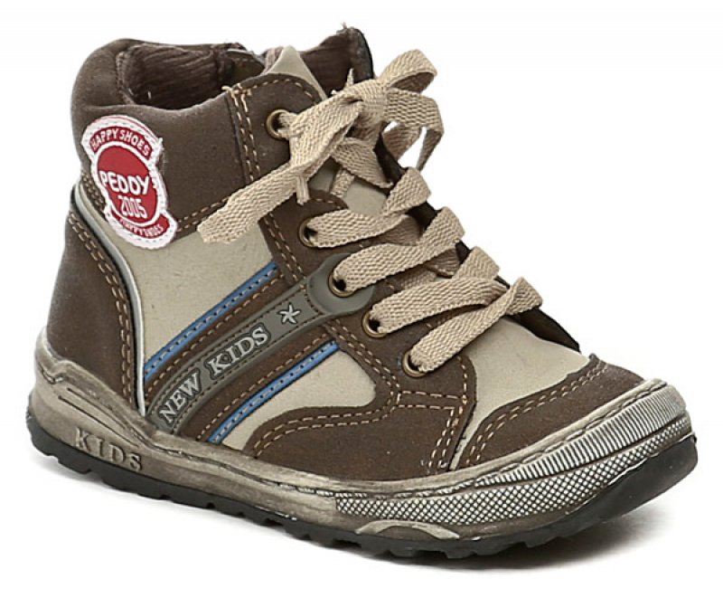 Peddy PV-622-34-02 hnědá kotníčková obuv | ARNO.cz - obuv s tradicí