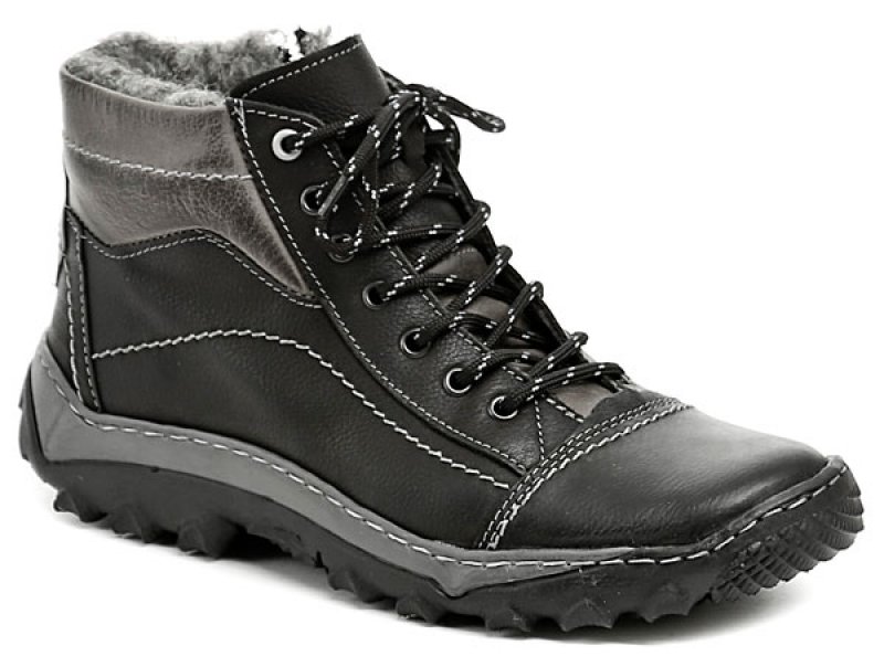 Mateos 314 černé zimní kotníčkové boty | ARNO.cz - obuv s tradicí
