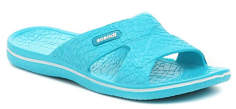 Scandi 58-0051-S1 modré dámské plážovky | ARNO.cz - obuv s tradicí