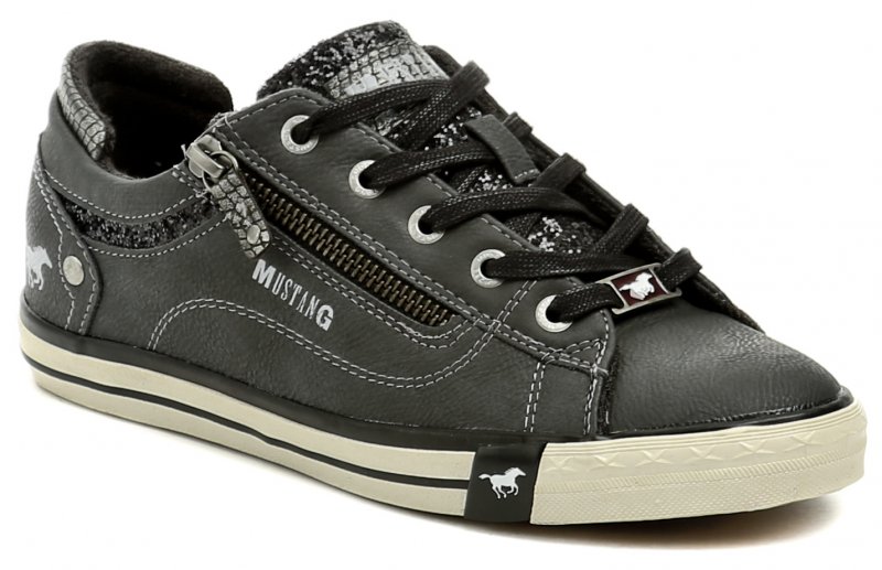 Mustang 1146-301-259 grafit dámské polobotky | ARNO.cz - obuv s tradicí