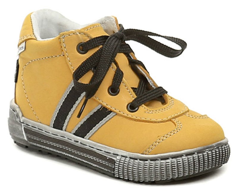 Pegres 1401 Elite žluté dětské botičky | ARNO.cz - obuv s tradicí